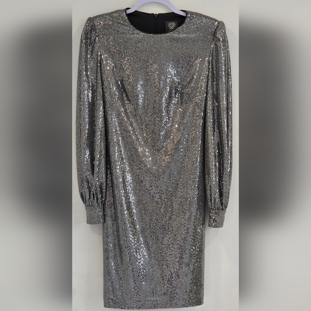 Vince Camuto Silver Dress, Size 0